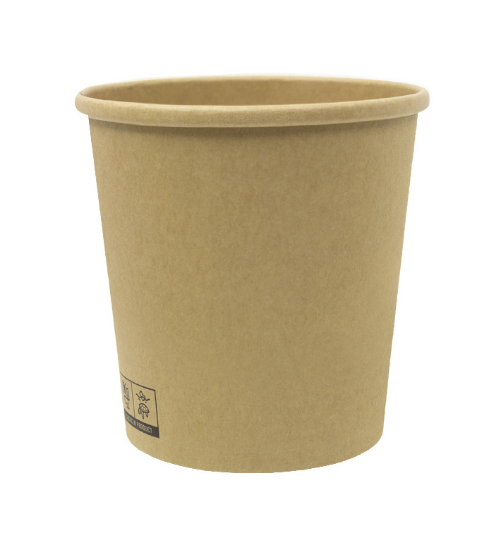 Kraft-Kraft Kartonnen Pot 450ml Ø9,5cm (25 Stuks) Kraft-Kraft Kartonnen Pot 450ml Ø9,5cm (25 Stuks)