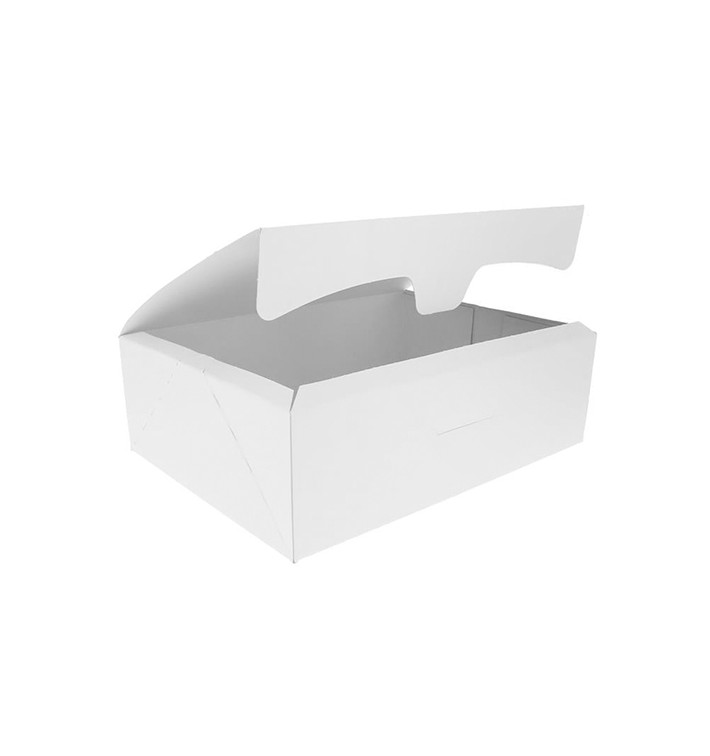 Gebakdoos karton Witte 250g wit 17,5x11,5x4,7cm (360 stuks) Gebakdoos karton Witte 250g wit 17,5x11,5x4,7cm (360 stuks)