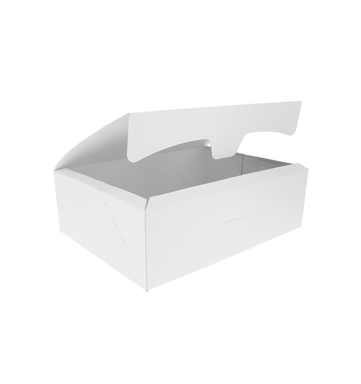 Gebakdoos karton Witte 500g wit 18,2x13,6x5,2cm (25 stuks) Gebakdoos karton Witte 500g wit 18,2x13,6x5,2cm (25 stuks)