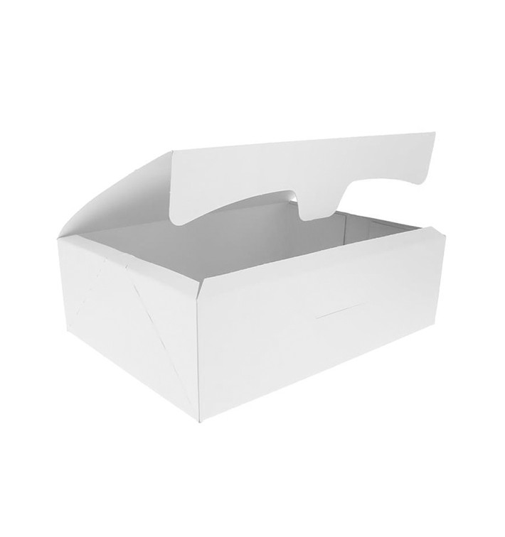 Gebakdoos karton Witte 1Kg wit 20,4x15,8x6cm (200 stuks) Gebakdoos karton Witte 1Kg wit 20,4x15,8x6cm (200 stuks)