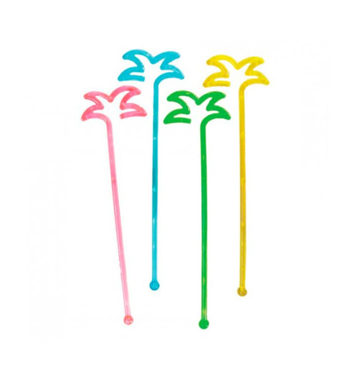 Plastic roerstaafje PS "Palmera" 18cm Plastic roerstaafje PS "Palmera" 18cm