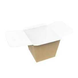 Papieren take-out Container Wok kraft 950ml (25 stuks)