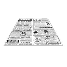 Graspapier inpakvellen "Times" 31x38cm (1.000 stuks) 