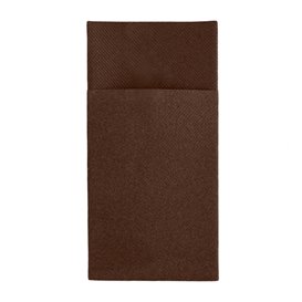 Zakvouw airlaid servetten "Kanguro" bruin 40x40cm (30 stuks) 
