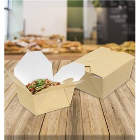 Oosterse Maaltijdbox Kraft 11,8x9x6,3cm (25 stuks)