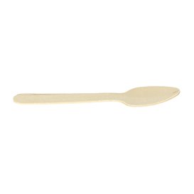 Houten mini Lepel Eco 11cm (100 stuks)