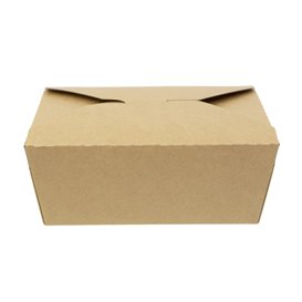 Oosterse Maaltijdbox Kraft-Kraft 17x13,5x6,5cm 1.300ml (200 Stuks)
