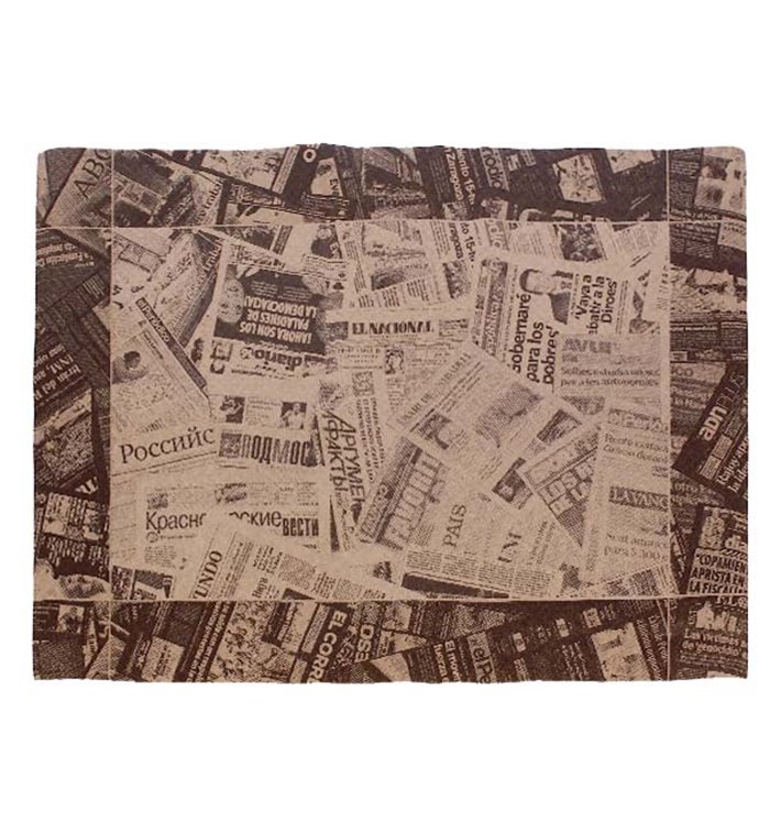 Papieren Placemats 30x40cm kraft "Prensa" 50g (2500 stuks) Papieren Placemats 30x40cm kraft "Prensa" 50g (2500 stuks)