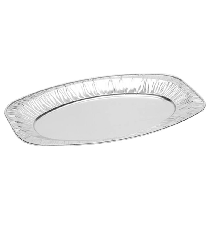 Folie dienblad Ovaal vormig 1650ml (10 stuks) Folie dienblad Ovaal vormig 1650ml (10 stuks)