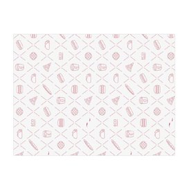 Vetvrij Papier Eco Rood 30x40cm (1.000 Stuks)