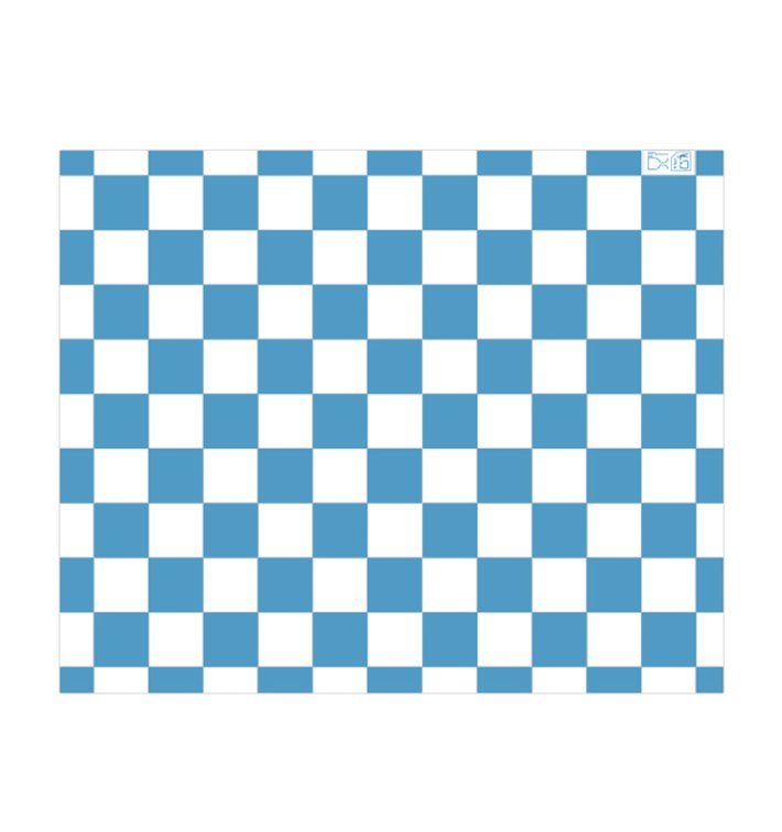Graspapier inpakvellen “Vichy” Blauw 20x24,5cm (1.000 stuks) Graspapier inpakvellen “Vichy” Blauw 20x24,5cm (1.000 stuks)