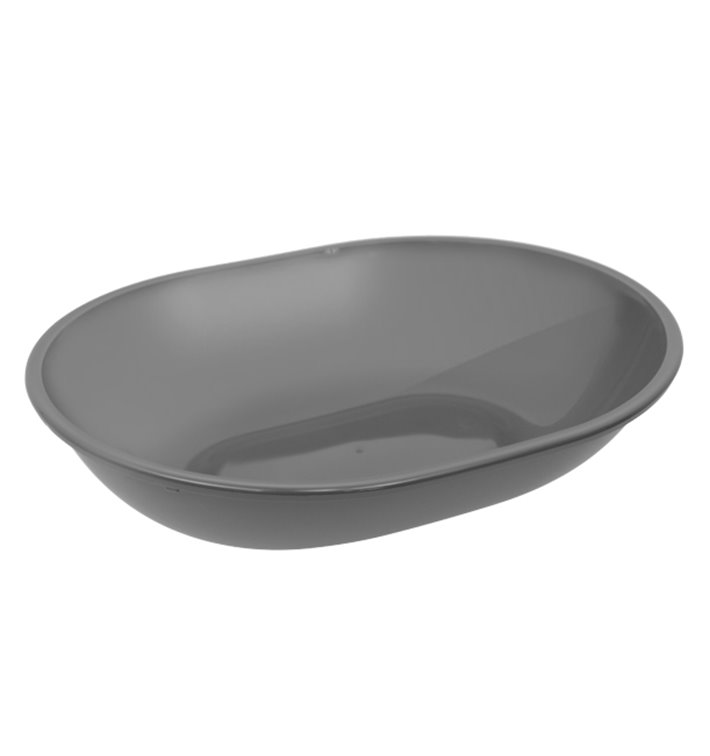 Herbruikbare Duurzame Herbruikbare Kom PP Bio Grijs “Revolve” Ovaal 1000ml 22x17,4x5cm (144 stuks) Herbruikbare Duurzame Herbruikbare Kom PP Bio Grijs “Revolve” Ovaal 1000ml 22x17,4x5cm (144 stuks)