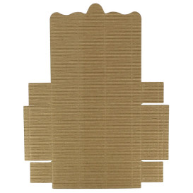 Papier bakkerij doos kraft 17x10x4,2cm 500g (100 stuks)