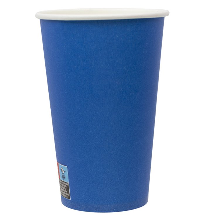 Kartonnen beker “Colours” Blauw 600ml Ø9,4cm (20 stuks) Kartonnen beker “Colours” Blauw 600ml Ø9,4cm (20 stuks)