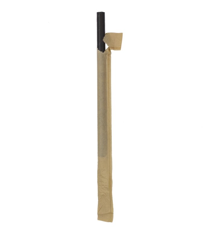 Papieren Rechte Rietjes met Kraft Omhulsel Ø8mm 14cm (6000 stuks) Papieren Rechte Rietjes met Kraft Omhulsel Ø8mm 14cm (6000 stuks)