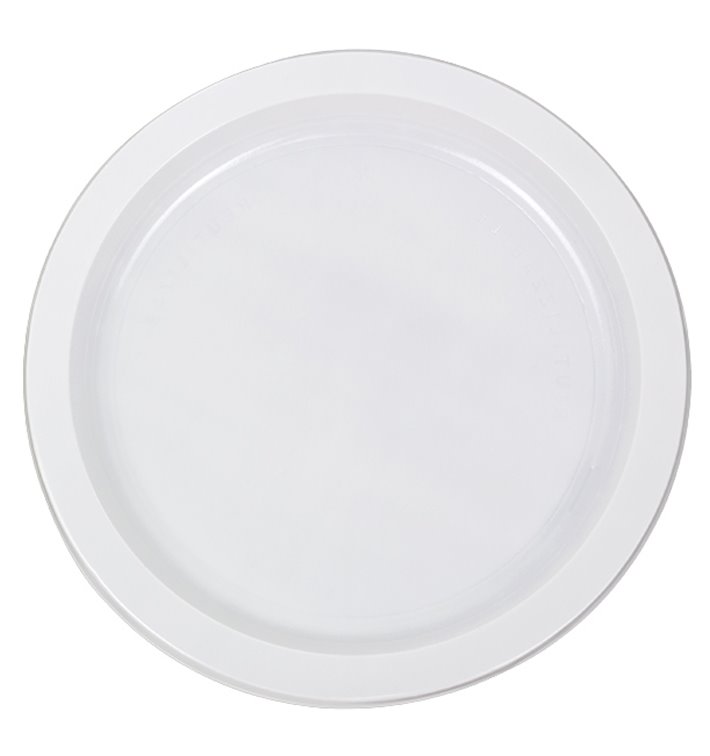 Herbruikbare bord PS Plat wit 22cm (550stuks) Herbruikbare bord PS Plat wit 22cm (550stuks)