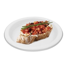Herbruikbare bord PS Plat wit 16,5cm (650 stuks)