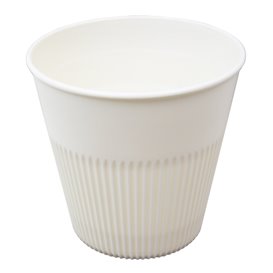Duurzame Herbruikbare Beker PP Crème 230ml Ø9,6cm (25 stuks) 