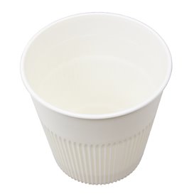 Duurzame Herbruikbare Beker PP Crème 230ml Ø9,6cm (25 stuks) 