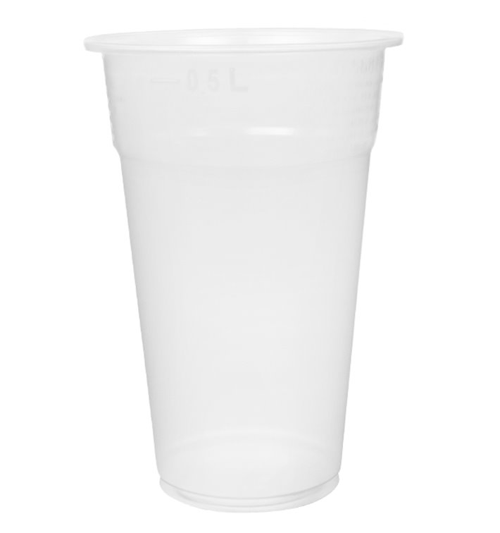 Herbruikbare Plastic Beker PP Transparant 550ml Ø9,0cm (75 stuks) Herbruikbare Plastic Beker PP Transparant 550ml Ø9,0cm (75 stuks)