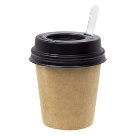 Plastic PS koffie roerder transparant 9cm (2500 stuks)