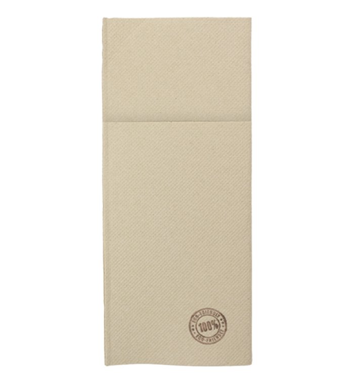 Eetgerei zak papieren servetten Eco Micropunt 33x40cm (600 stuks) Eetgerei zak papieren servetten Eco Micropunt 33x40cm (600 stuks)