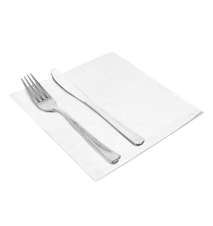Papieren Servet Micropunt 2-laags Wit 40x40cm (1.200 Stuks) Papieren Servet Micropunt 2-laags Wit 40x40cm (1.200 Stuks)