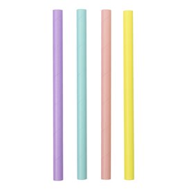 Straight Paper Cane Kleuren Ø1,2cm 20cm (50 Stuks)