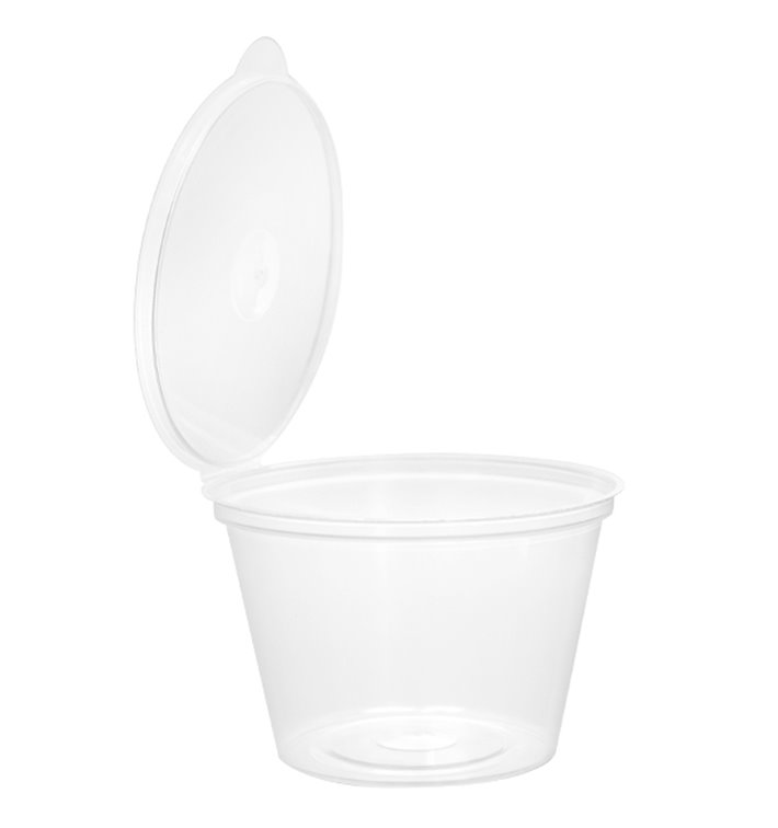 Plastic Container APET Rond vormig transparant 125ml (405 stuks) Plastic Container APET Rond vormig transparant 125ml (405 stuks)
