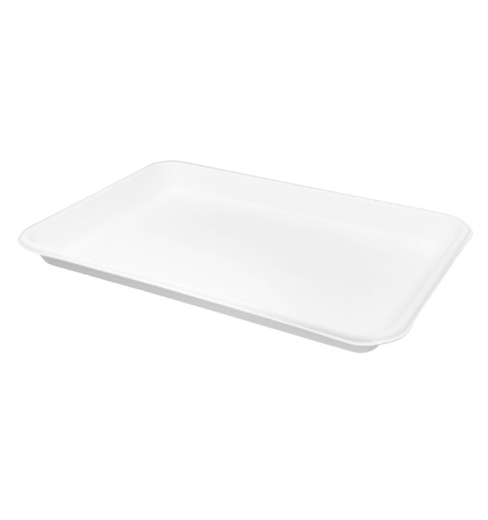 Suikerriet Dienblad Wit 24,5x17,5cm (500 stuks) Suikerriet Dienblad Wit 24,5x17,5cm (500 stuks)