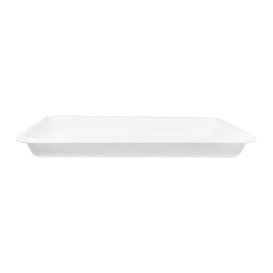 Suikerriet Dienblad Wit 22,5x16cm (50 stuks)