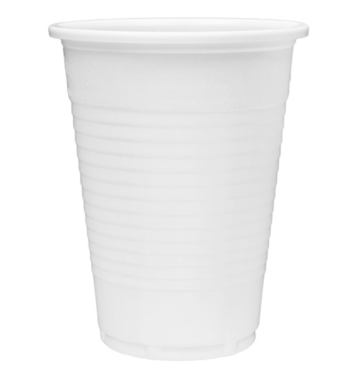 Herbruikbare Plastic Beker PP Wit 200ml (100 stuks) Herbruikbare Plastic Beker PP Wit 200ml (100 stuks)