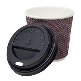  Deksel voor papieren beker gat 4Oz/120ml wit Ø6,2cm (3.000 stuks)