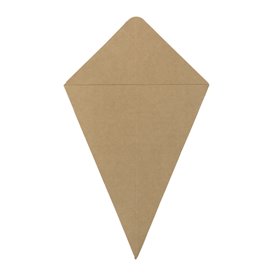 Papieren dompelende kegel kraft 19,5cm 100g (50 Stuks)