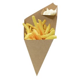 Papieren dompelende kegel kraft 19,5cm 100g (500 Stuks)