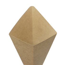 Papieren dompelende kegel kraft 19,5cm 100g (50 Stuks)