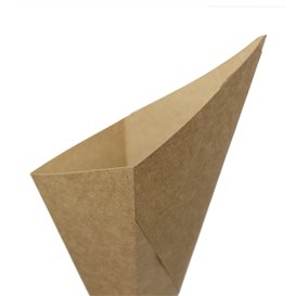 Papieren dompelende kegel kraft 26,5cm 250g (500 stuks)