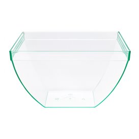 Vierkant met lage koepel 580ml (100 stuks) Vierkant met lage koepel 580ml (100 stuks)