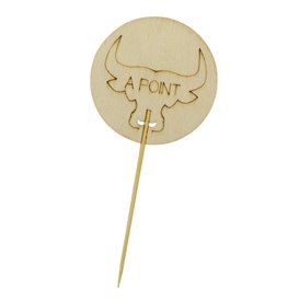 Bamboe Kookstok “A Point” 9cm (60 stuks)