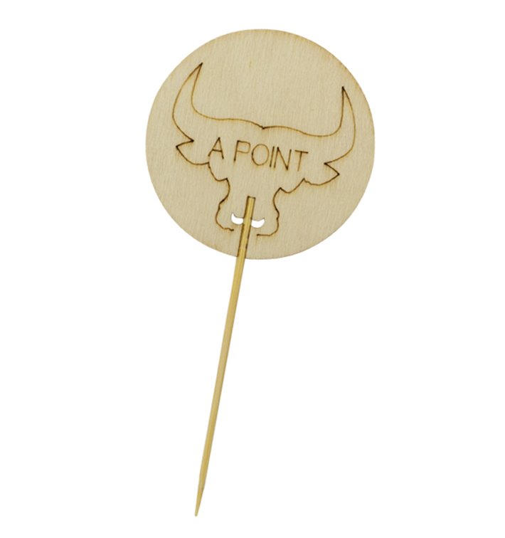 Bamboe Kookstok “A Point” 9cm (1200 stuks) Bamboe Kookstok “A Point” 9cm (1200 stuks)