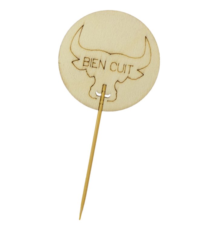 Bamboe Kookstok “Bien Cuit” 9cm (1200 stuks) Bamboe Kookstok “Bien Cuit” 9cm (1200 stuks)