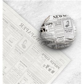 Graspapier inpakvellen "Krant" 28x31cm (1000 stuks) 