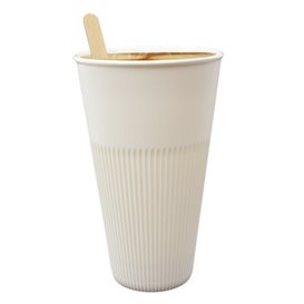 Duurzame Herbruikbare Beker PP Crème 470ml Ø9,6cm (100 stuks)