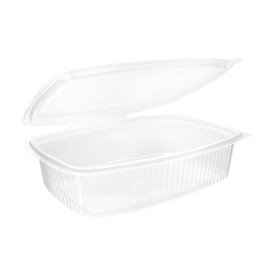 Bak met Hoge Vaste Deksel Microgolfbaar PP Transparant 1500ml (25 stuks)