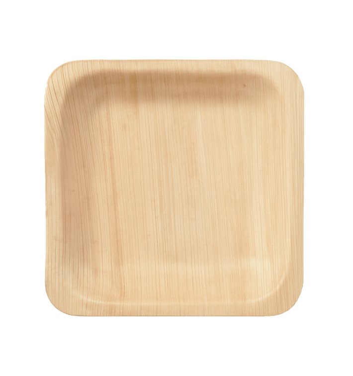 Vierkant Houten Bord 9x9cm (25 Stuks) Vierkant Houten Bord 9x9cm (25 Stuks)