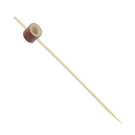 Bamboe Prikker met Rode Ring 12cm (1000 stuks)