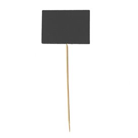 Bamboe Prikkers met Leisteen 6,3x3,8cm (1.000 stuks)