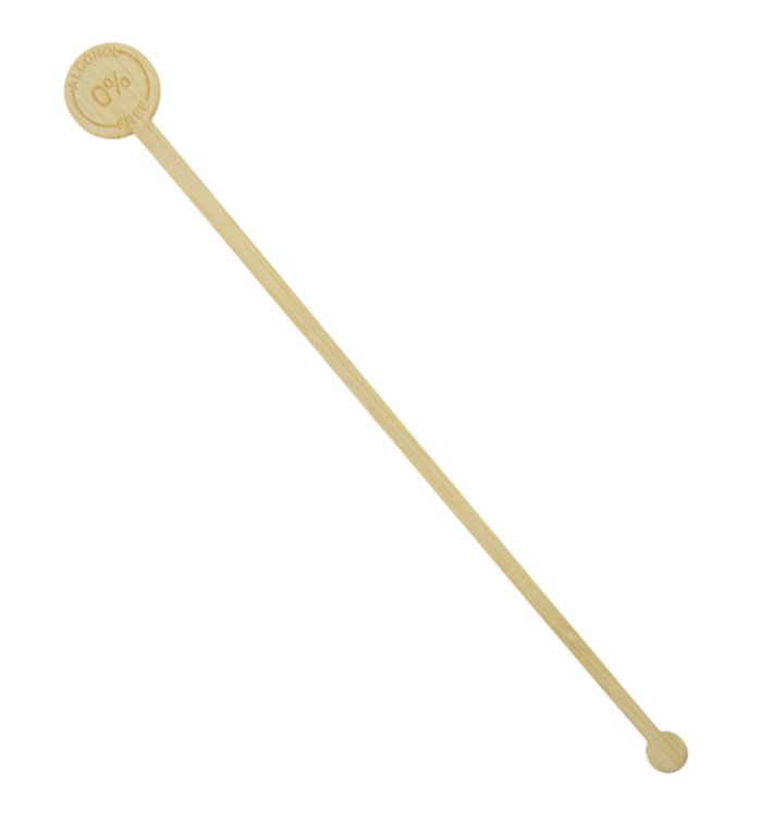 Bamboe 0% Alcohol Drink Roerstaaf 18cm (50 Stuks) Bamboe 0% Alcohol Drink Roerstaaf 18cm (50 Stuks)