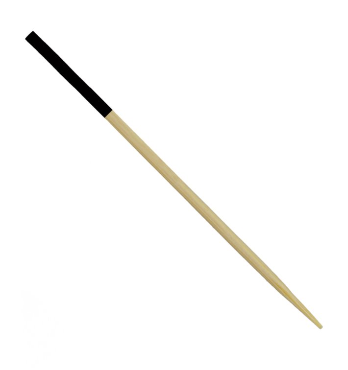 Bamboe Spies Zwarte Tip 7cm (300 stuks) Bamboe Spies Zwarte Tip 7cm (300 stuks)