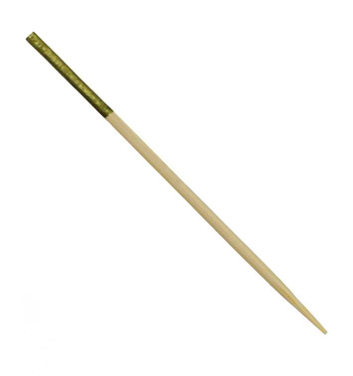 Bamboe Spies Goud Tip 7cm (300 stuks) Bamboe Spies Goud Tip 7cm (300 stuks)